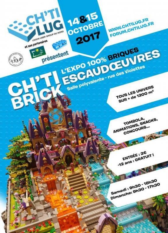Exposition LEGO CH'TI BRICK ESCAUDOEUVRES 2017 à ESCAUDOEUVRES (59161)
