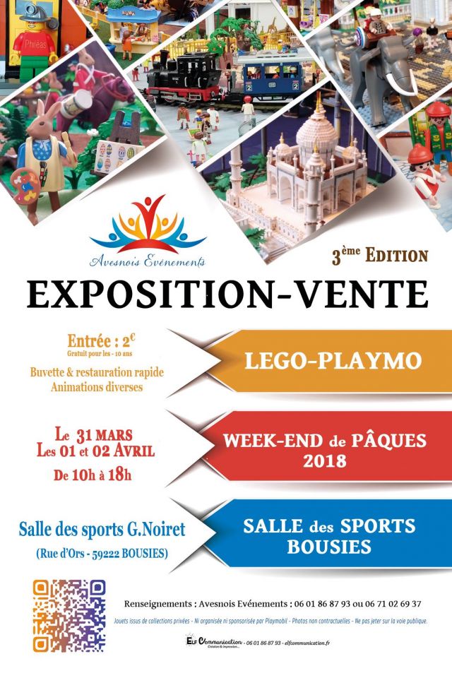 Exposition LEGO Expo-Vente LEGO-PLAYMO Bousies à BOUSIES (59222)