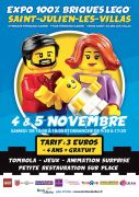 Exposition LEGO SAINT-JULIEN-LES-VILLAS (10800) - Expo 100% Briques LEGO