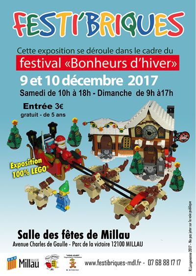 Exposition LEGO FESTI'BRIQUES MILLAU à MILLAU (12100)