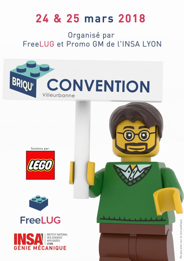 Exposition LEGO BRIQU'CONVENTION à VILLEURBANNE (69100)