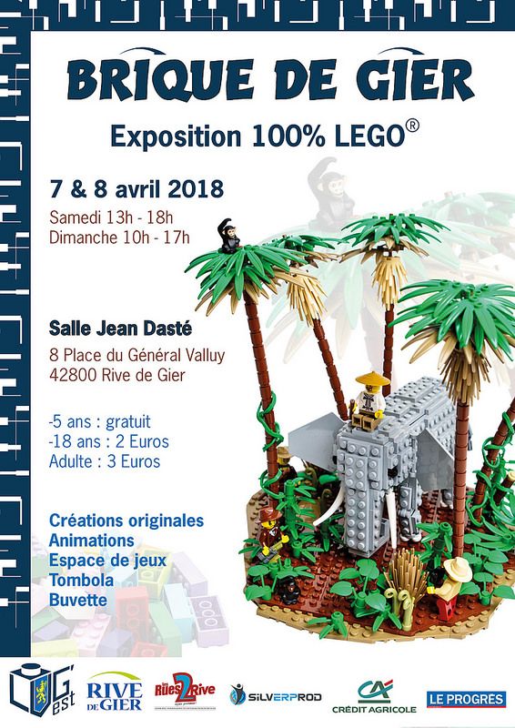 Exposition LEGO BRIQUE DE GIER à RIVE DE GIER (42800)