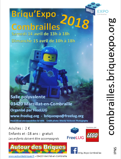 Exposition LEGO BRIQU'EXPO COMBRAILLES 2018 à MARCILLAT-EN-COMBRAILLE (03420) Exposition LEGO BRIQU'EXPO COMBRAILLES 2018 à MARCILLAT-EN-COMBRAILLE (03420)