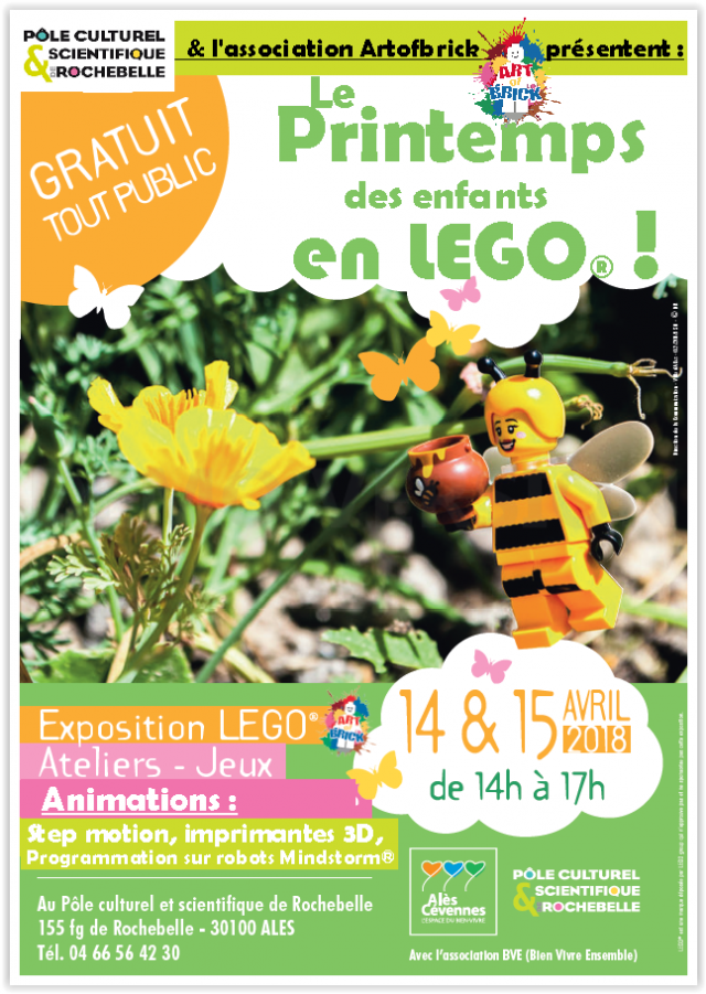 Exposition LEGO LE PRINTEMPS DES ENFANTS EN LEGO à ALES (30100)