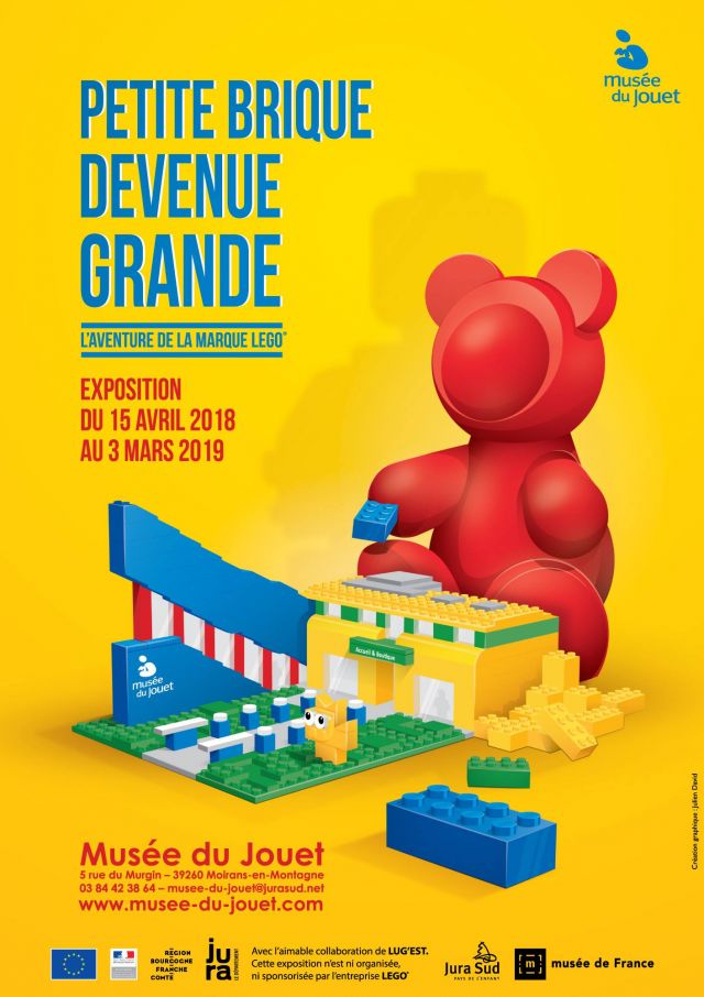 Exposition LEGO Expo LEGO Petite brique devenue grande à Moirans-en-Montagne (39260) Exposition LEGO Expo LEGO Petite brique devenue grande à Moirans-en-Montagne (39260)