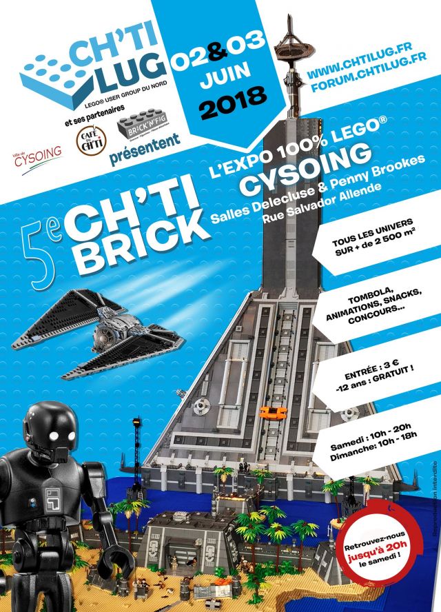 Exposition LEGO 5ème CH'TI BRICK CYSOING à CYSOING (59830)