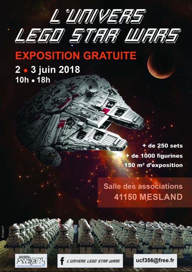 Exposition LEGO L'UNIVERS LEGO STAR WARS à MESLAND (41150) Exposition LEGO L'UNIVERS LEGO STAR WARS à MESLAND (41150)