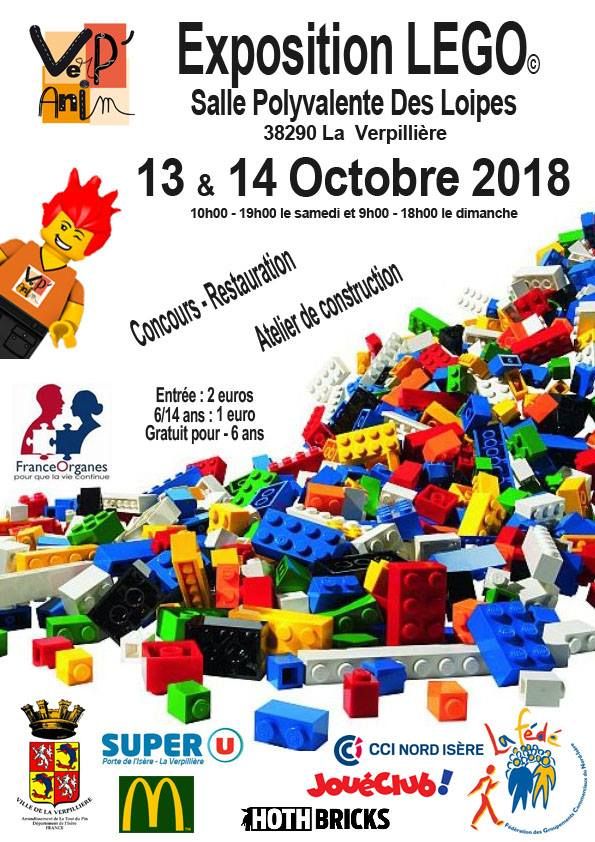 Exposition LEGO EXPO LEGO VERP'ANIM 2018 à LA VERPILLIERE (38290) Exposition LEGO EXPO LEGO VERP'ANIM 2018 à LA VERPILLIERE (38290)