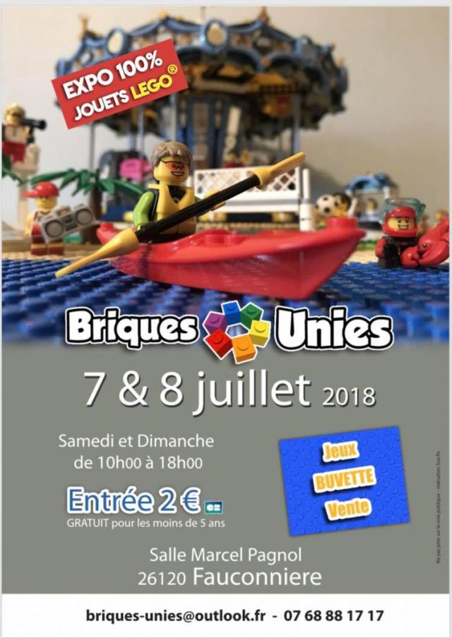 Exposition LEGO EXPO BRIQUES UNIES 2018 à FAUCONNIERE (26120)