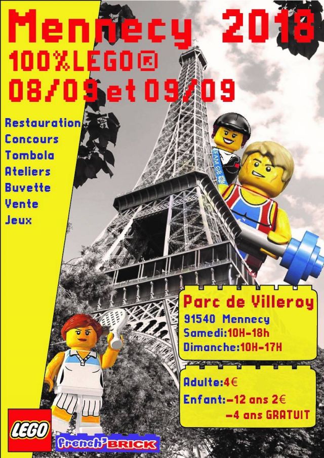 Exposition LEGO EXPO LEGO MENNECY 2018 à MENNECY (91540) Exposition LEGO EXPO LEGO MENNECY 2018 à MENNECY (91540)