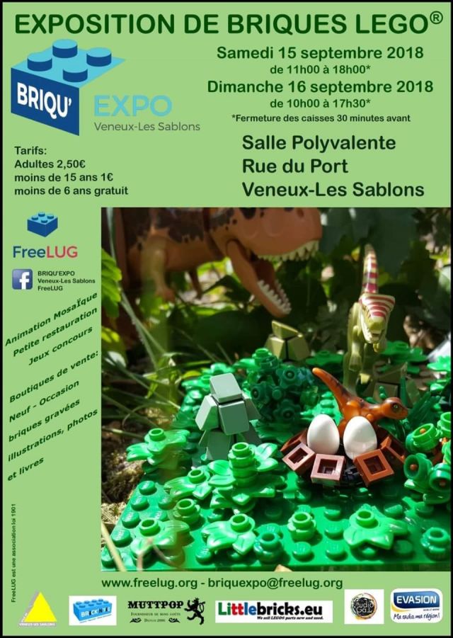 Exposition LEGO BRIQU'EXPO VENEUX-LES-SABLONS à VENEUX-LES-SABLONS (77250) Exposition LEGO BRIQU'EXPO VENEUX-LES-SABLONS à VENEUX-LES-SABLONS (77250)