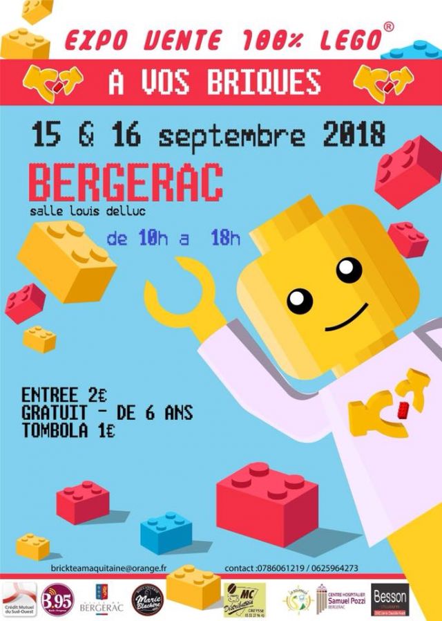 Exposition LEGO EXPO A VOS BRIQUES 2018 à BERGERAC (24100)