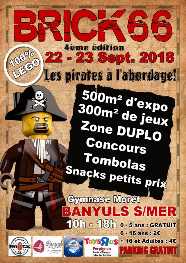 Exposition LEGO EXPO BRICK66 2018 à BANYULS-SUR-MER (66650)