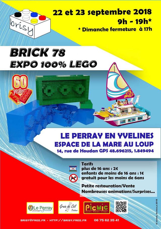 Exposition LEGO EXPO BRISY BRICK 78 à LE PERRAY EN YVELINES (78610)