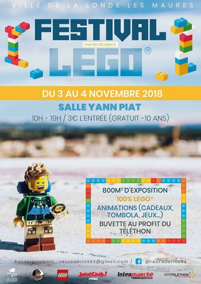 Exposition LEGO FESTIVAL LEGO à LA LONDE-LES-MAURES (83250)