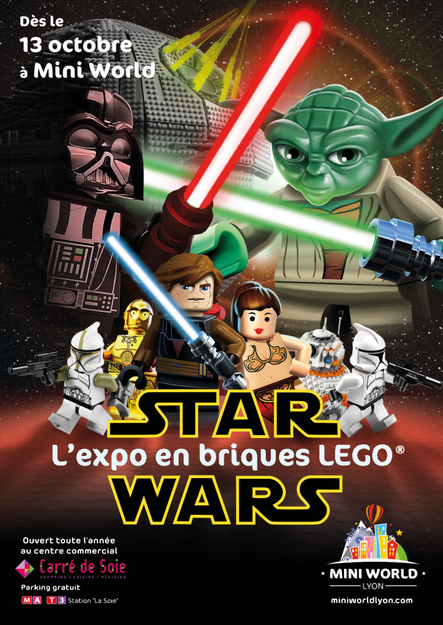 Exposition LEGO Expo LEGO Star Wars à Mini World Lyon 2019 à Vaulx-en-Velin (69120)