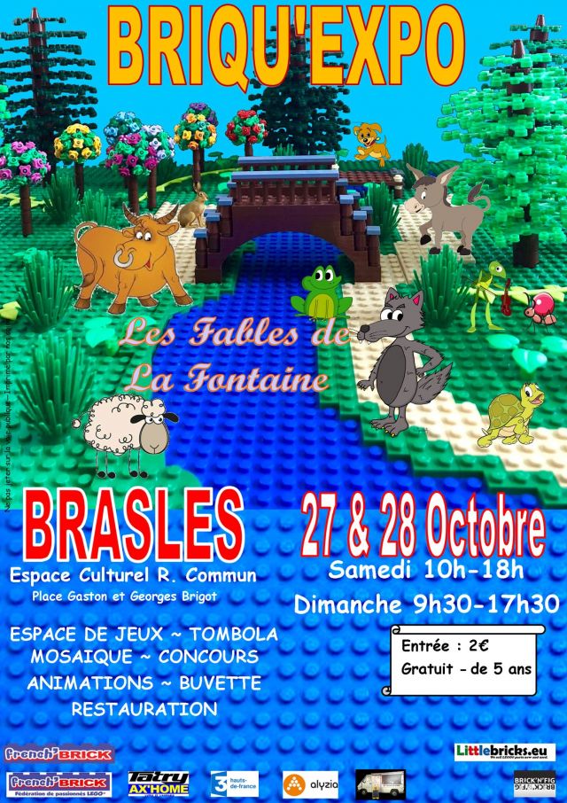 Exposition LEGO BRIQU'EXPO BRASLES 2018 à BRASLES (02400) Exposition LEGO BRIQU'EXPO BRASLES 2018 à BRASLES (02400)