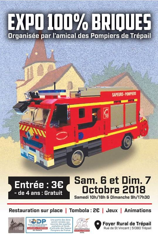 Exposition LEGO EXPO 100% BRIQUES TREPAIL 2018 à TREPAIL (51380) Exposition LEGO EXPO 100% BRIQUES TREPAIL 2018 à TREPAIL (51380)