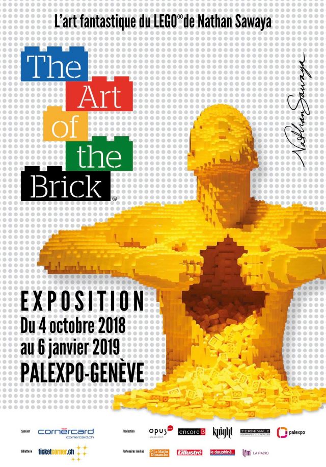 Exposition LEGO THE ART OF THE BRICK à GENEVE (SUISSE)