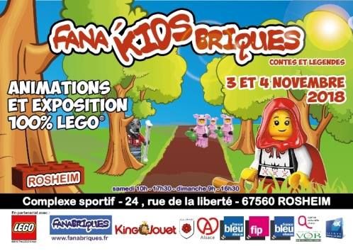 Exposition LEGO EXPO FANA'KIDS BRIQUES à ROSHEIM (67560)