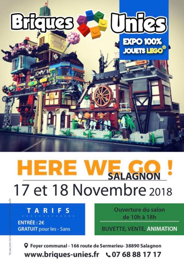 Exposition LEGO EXPO BRIQUES UNIES 2018 à SALAGNON (38890)