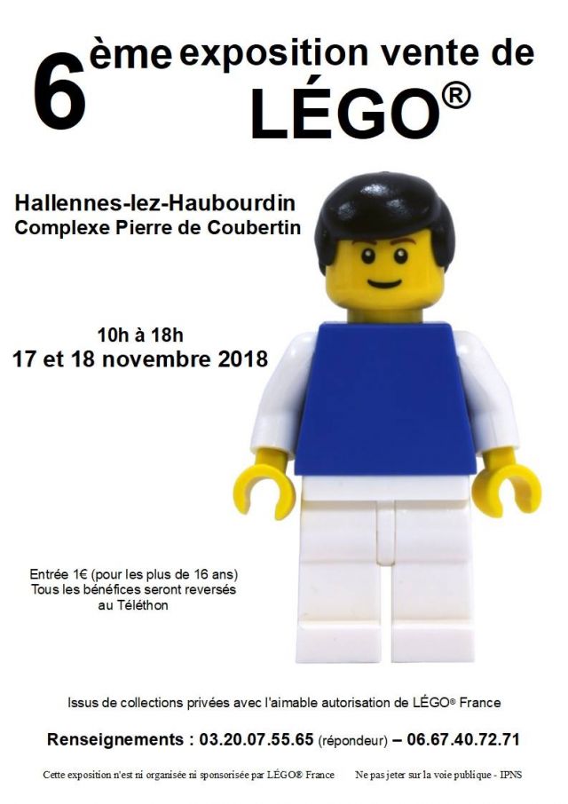 Exposition LEGO EXPO VENTE LEGO à HALLENES-LEZ-HAUBOURDIN (59320)