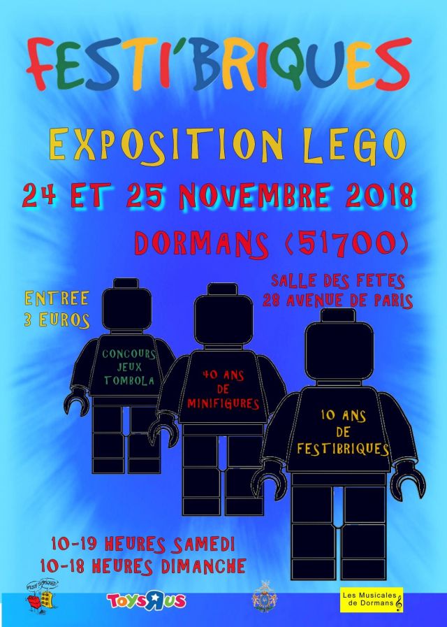 Exposition LEGO EXPO LEGO FESTI'BRIQUES à DORMANS (51700)