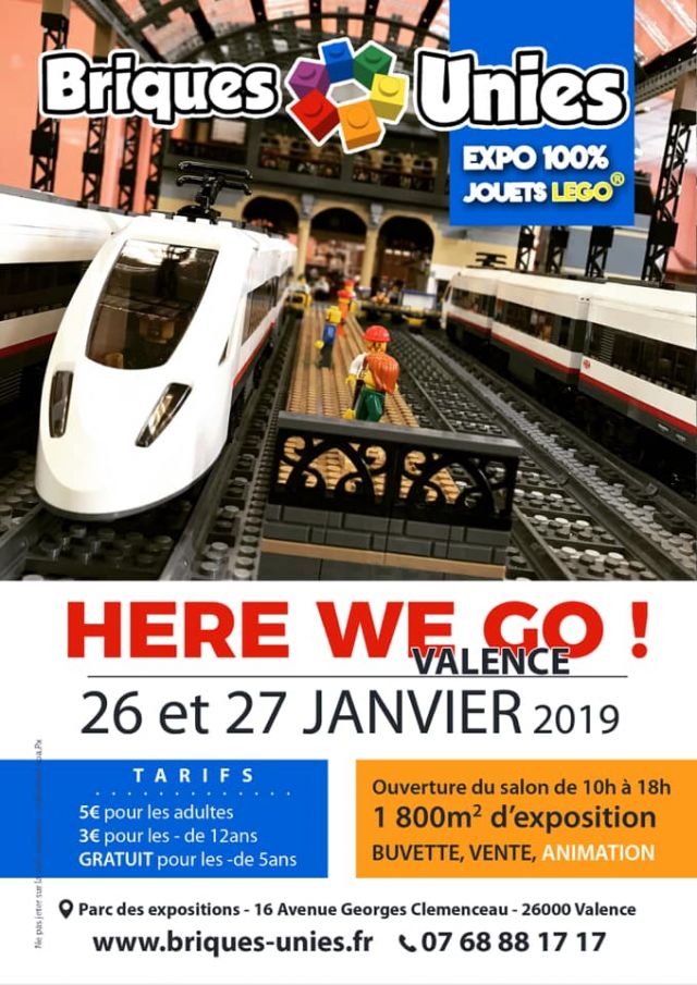 Exposition LEGO Expo LEGO Briques Unies 2019 à Valence (26000) Exposition LEGO Expo LEGO Briques Unies 2019 à Valence (26000)