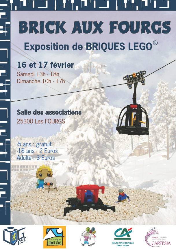 Exposition LEGO BRICK AUX FOURGS 2019 à LES FOURGS (25300)