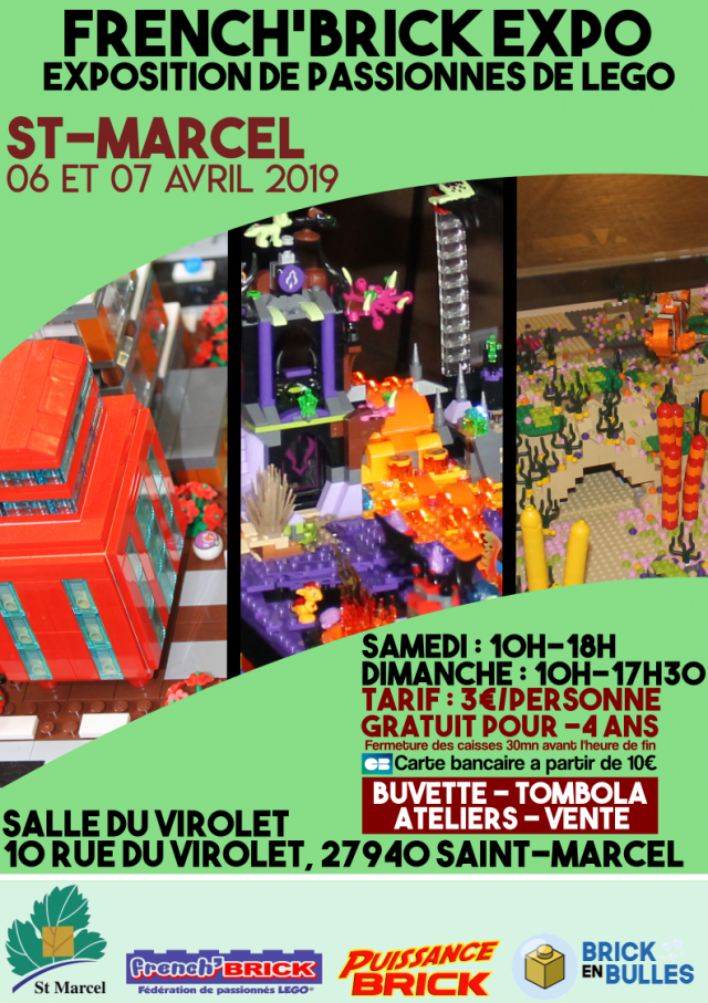 Exposition LEGO Expo LEGO French'Brick 2019 à Saint-Marcel (27940)