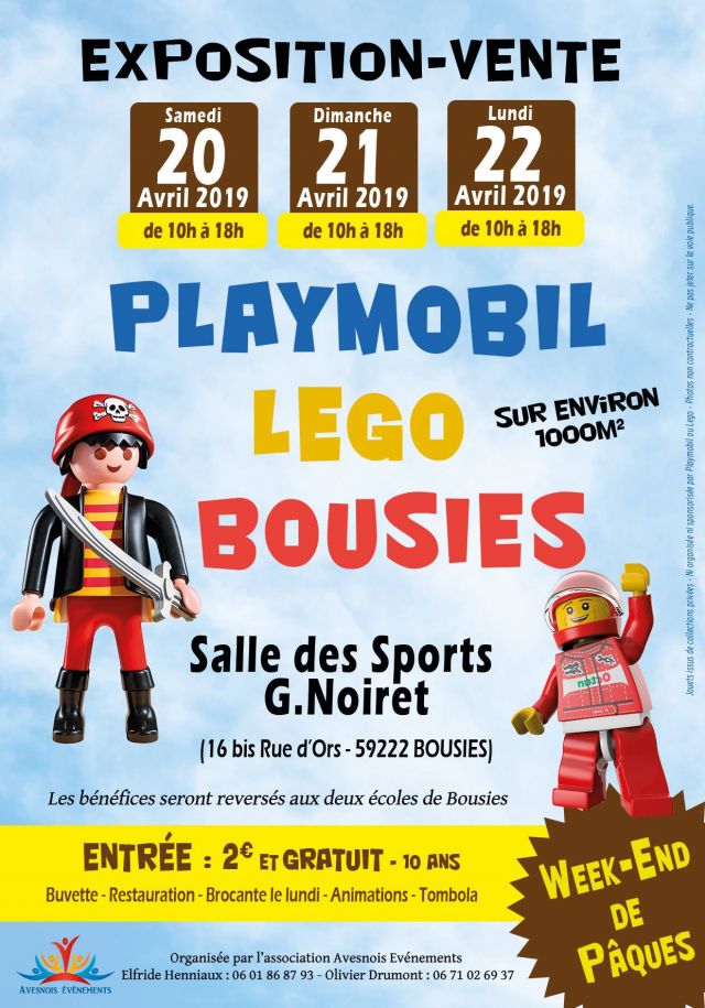 Exposition LEGO Expo LEGO Playmobil Bousies 2019 à Bousies (59222)
