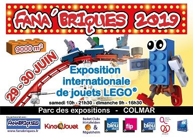 Exposition LEGO Expo LEGO Fana'Briques 2019 à Colmar (68000) Exposition LEGO Expo LEGO Fana'Briques 2019 à Colmar (68000)