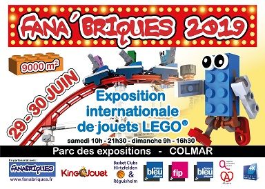 Exposition LEGO Expo LEGO Fana'Briques 2019 à Colmar (68000)