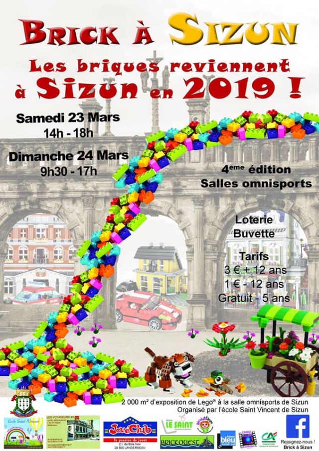 Exposition LEGO Expo LEGO Brick à Sizun 2019 à Sizun (29450) Exposition LEGO Expo LEGO Brick à Sizun 2019 à Sizun (29450)