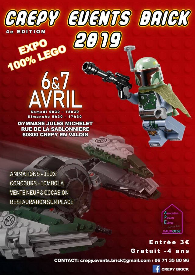 Exposition LEGO Expo LEGO Crepy Events Brick à Crépy-en-Valois (60800)