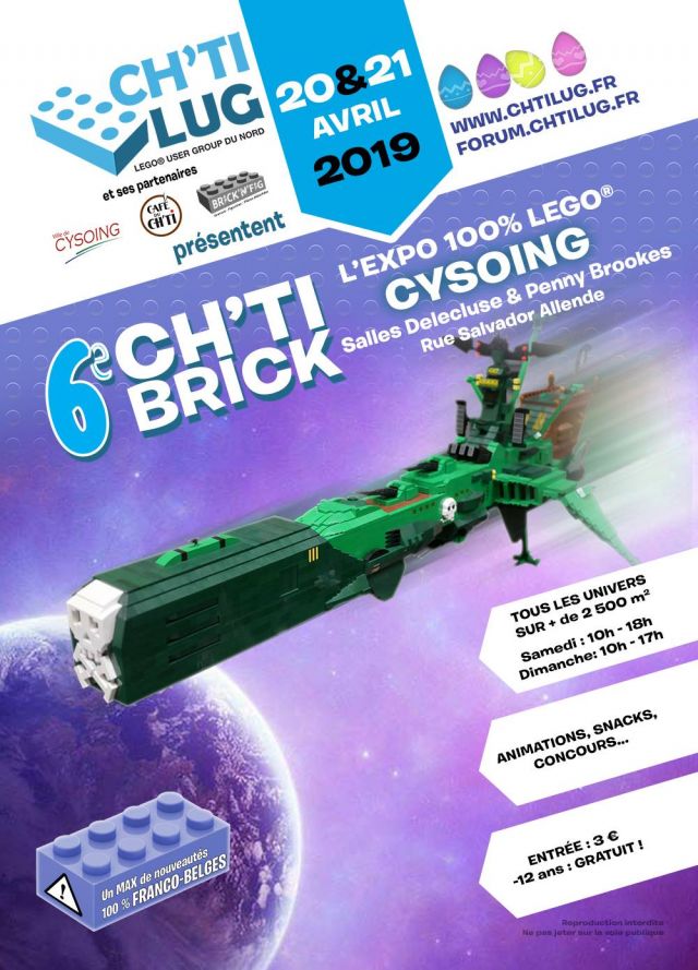 Exposition LEGO Expo LEGO Ch'ti Brick Cysoing 2019 à Cysoing (59830)