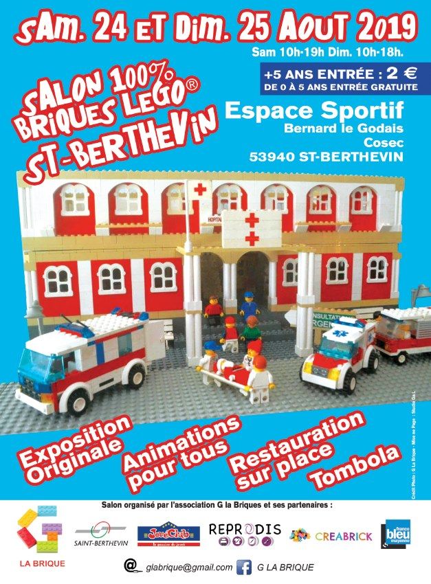 Exposition LEGO Expo LEGO G la Brique 2019 à Saint-Berthevin (53940)