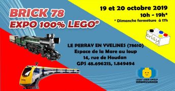 Exposition LEGO Le Perray en Yvelines (78610) - Expo LEGO Brisy 2019