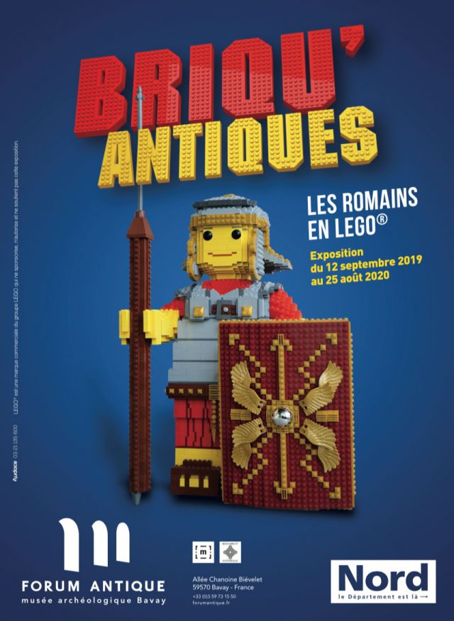 Exposition LEGO Expo LEGO Briqu'antiques : les Romains en LEGO à Bavay (59570)