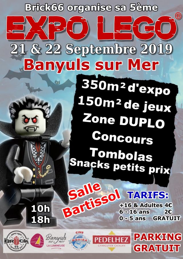 Exposition LEGO Expo LEGO Brick66 2019 à Banyuls-sur-Mer (66650)