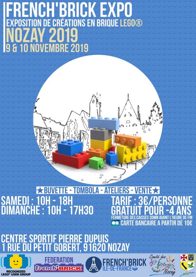Exposition LEGO Expo LEGO French'Brick 2019 à Nozay (91620)