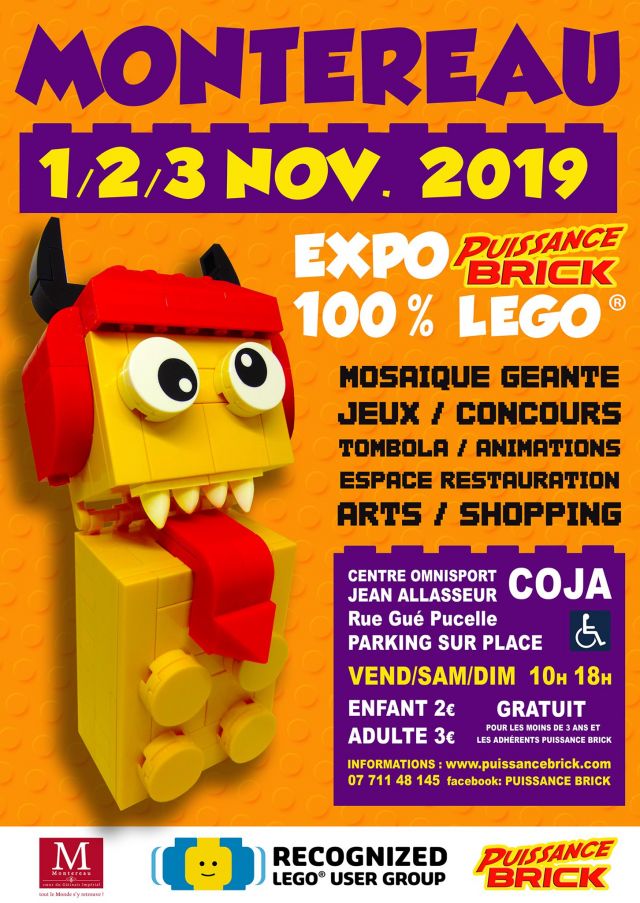 Exposition LEGO Expo LEGO Montereau 2019 à Montereau-Fault-Yonne (77130)