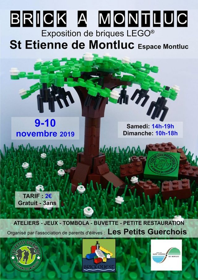 Exposition LEGO Expo LEGO Brick A Montluc 2019 à Saint-Etienne de Montluc (44360)