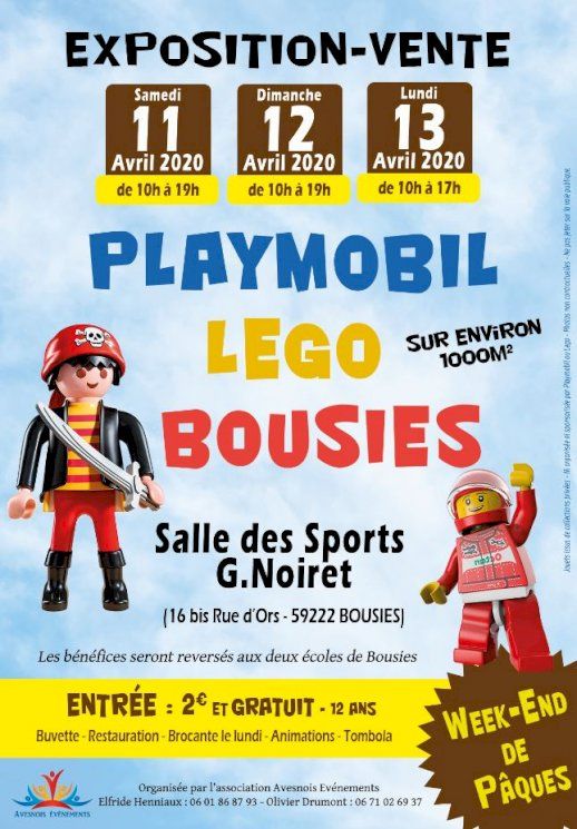 Exposition LEGO Expo Playmobil LEGO Bousies 2020 à Bousies (59222)