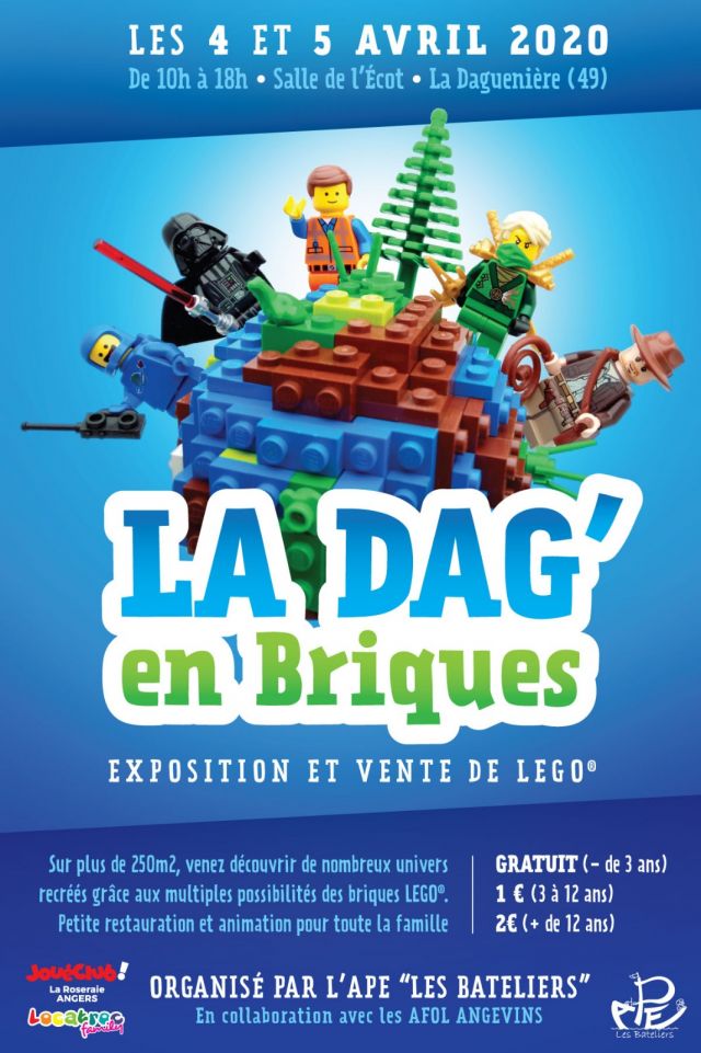 Exposition LEGO Expo LEGO La Dag' en Briques 2020 à La Daguenière (49800)