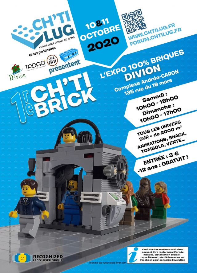 Exposition LEGO Expo LEGO Ch'Ti Brick Divion 2020 à Divion (62460) Exposition LEGO Expo LEGO Ch'Ti Brick Divion 2020 à Divion (62460)