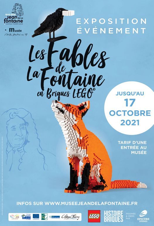 Exposition LEGO Expo LEGO Les Fables de La Fontaine 2021 à Château-Thierry (02400) Exposition LEGO Expo LEGO Les Fables de La Fontaine 2021 à Château-Thierry (02400)