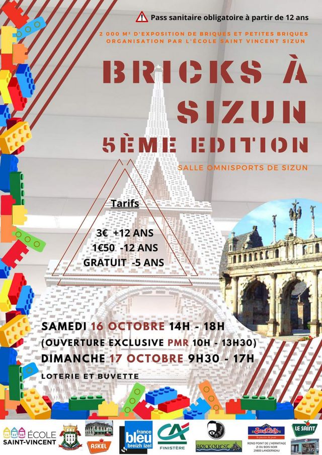 Exposition LEGO Expo LEGO Bricks à Sizun 2021 - 5ème édition à Sizun (29450) Exposition LEGO Expo LEGO Bricks à Sizun 2021 - 5ème édition à Sizun (29450)