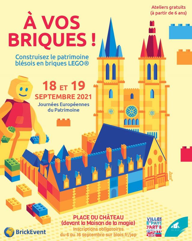 Exposition LEGO A vos briques ! à Blois (41000)