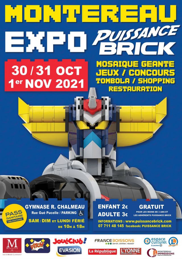 Exposition LEGO Expo LEGO Puissance Brick Montereau 2021 à Montereau-Fault-Yonne (77130)